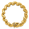 14k Yellow Gold 8in San Marco Bracelet 14mm Wide