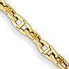 Herco 14k Yellow Gold 8in Solid Mariner Link Bracelet 7.2mm