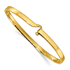 Herco 14k Yellow Gold Loop and Hook Bangle Bracelet