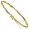 18k Yellow Gold Woven Bangle Bracelet