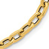 18k Yellow Gold Italian Classic Oval Cable Link Bracelet 7.5in