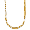 18k Yellow Gold Mixed Oval Link Necklace 20in