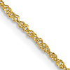 18k Yellow Gold 20in Singapore Chain 1.1mm