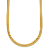 18k Yellow Gold 16in Mesh Link Chain Necklace 4mm