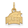 10k Yellow Gold 3/8in George Mason University Logo Charm