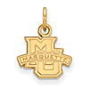 Marquette University Logo Charm 1/2in 14k Yellow Gold