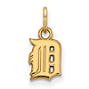 10kt Yellow Gold 3/8in Detroit Tigers Pendant