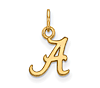 14kt Yellow Gold 3/8in University of Alabama A Pendant