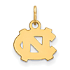 14kt Yellow Gold 3/8in University of North Carolina NC Pendant