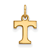 14kt Yellow Gold 3/8in University of Tennessee T Pendant