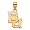 14k Yellow Gold 5/8in Baylor University Bears Pendant