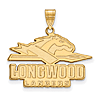 14k Yellow Gold 3/4in Longwood Lancers Pendant