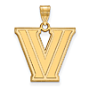 Villanova University V Pendant 3/4in 10k Yellow Gold