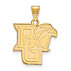 Bowling Green State University Falcon Pendant 3/4in 14k Yellow Gold