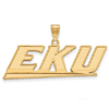 10k Yellow Gold Eastern Kentucky University EKU Pendant
