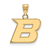 Boise State University B Charm 1/2in 10k Yellow Gold