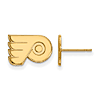 10k Yellow Gold Philadelphia Flyers Extra Small Logo Earrings