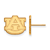 14kt Yellow Gold Auburn University Small Post Earrings