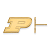 10k Yellow Gold Purdue University Logo Post Earrings