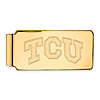 14kt Yellow Gold Texas Christian University Money Clip