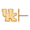 10kt Yellow Gold University of Kentucky Small Post Earrings