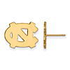 14kt Yellow Gold University of North Carolina NC Small Post Earrings