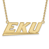 14k Yellow Gold Eastern Kentucky University EKU Necklace