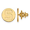 14kt Yellow Gold Michigan State University S Logo Lapel Pin