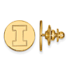 14kt Yellow Gold University of Illinois Logo Lapel Pin