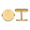 14kt Yellow Gold University of Oklahoma Crest Cuff Links