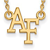 United States Air Force Academy Pendant on Necklace 14k Yellow Gold