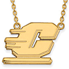 Central Michigan University Pendant on 18in Chain 14k Yellow Gold
