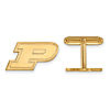 14k Yellow Gold Purdue University P Cuff Links