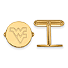 14kt Yellow Gold West Virginia University WV Cuff Links