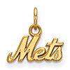 10kt Yellow Gold Extra Small New York Mets Logo Pendant