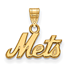 10kt Yellow Gold New York Mets Small Pendant