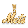 14kt Yellow Gold 3/8in New York Mets Pendant