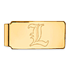 14k Yellow Gold University of Louisville Money Clip