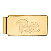 14k Yellow Gold University of Pittsburgh Pitt Money Clip
