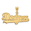 Los Angeles Dodgers Name Pendant 14k Yellow Gold 