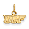 University of Central Florida UCF Charm 1/4in 14k Yellow Gold