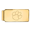 10kt Yellow Gold Clemson University Money Clip