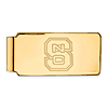 14k Yellow Gold North Carolina State University Money Clip