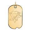 10k Yellow Gold Pittsburgh Penguins Dog Tag