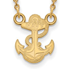 United States Naval Academy Pendant on Necklace 14k Yellow Gold
