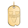 14kt Yellow Gold University of Virginia Small Dog Tag