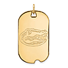 14kt Yellow Gold University of Florida Dog Tag