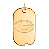 14kt Yellow Gold University of Georgia Dog Tag