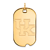 10kt Yellow Gold University of Kentucky Dog Tag