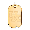 14kt Yellow Gold University of Kentucky Dog Tag